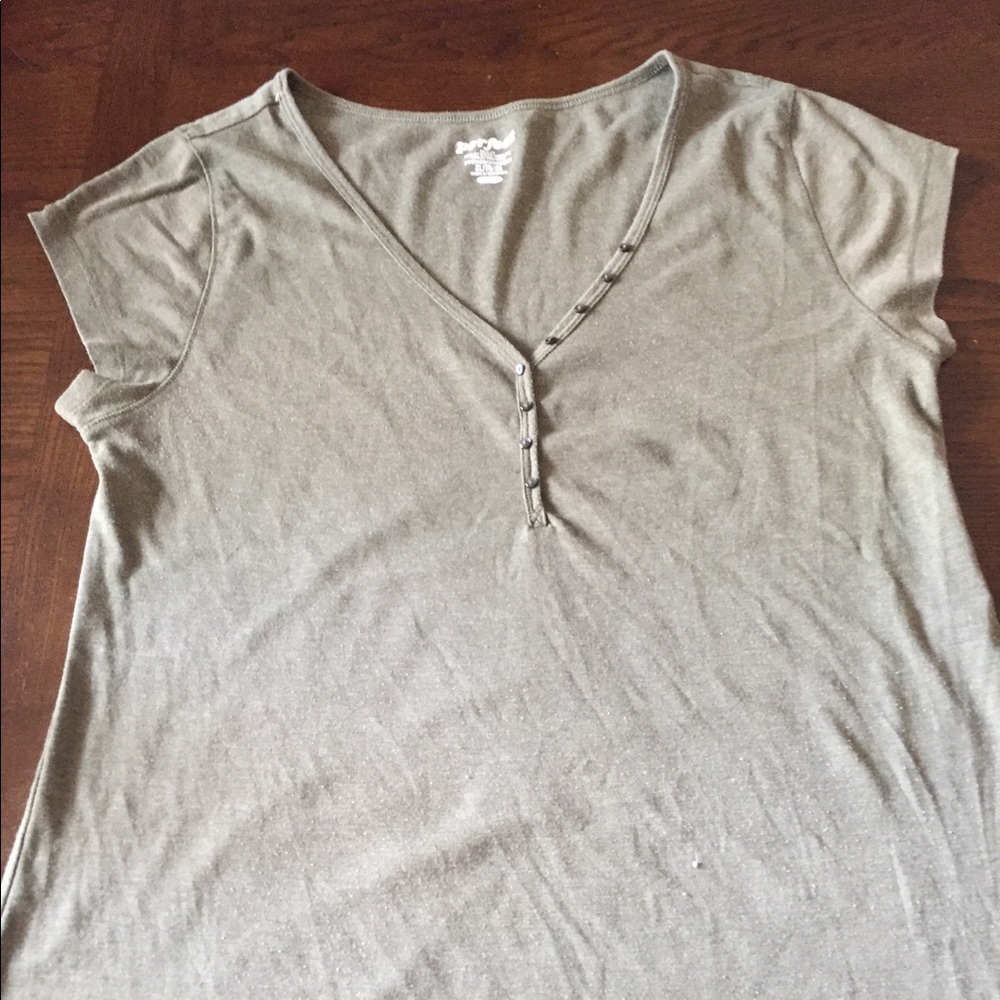 🎰Dark green, V-neck T-shirt🎰